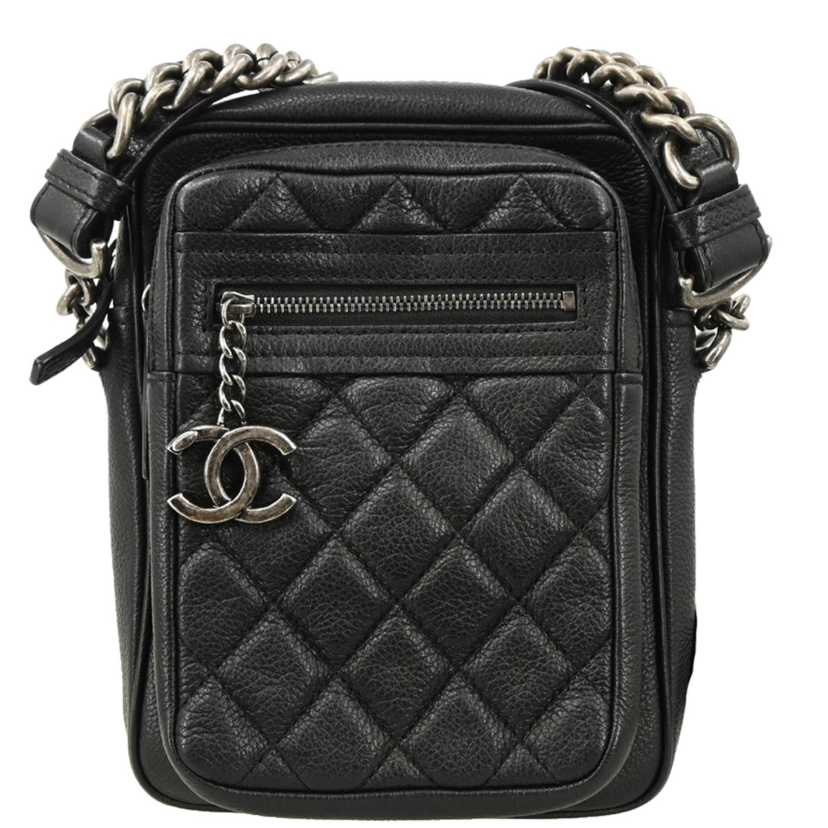 Chanel 2016-2017 Black Caviar Shoulder Bag