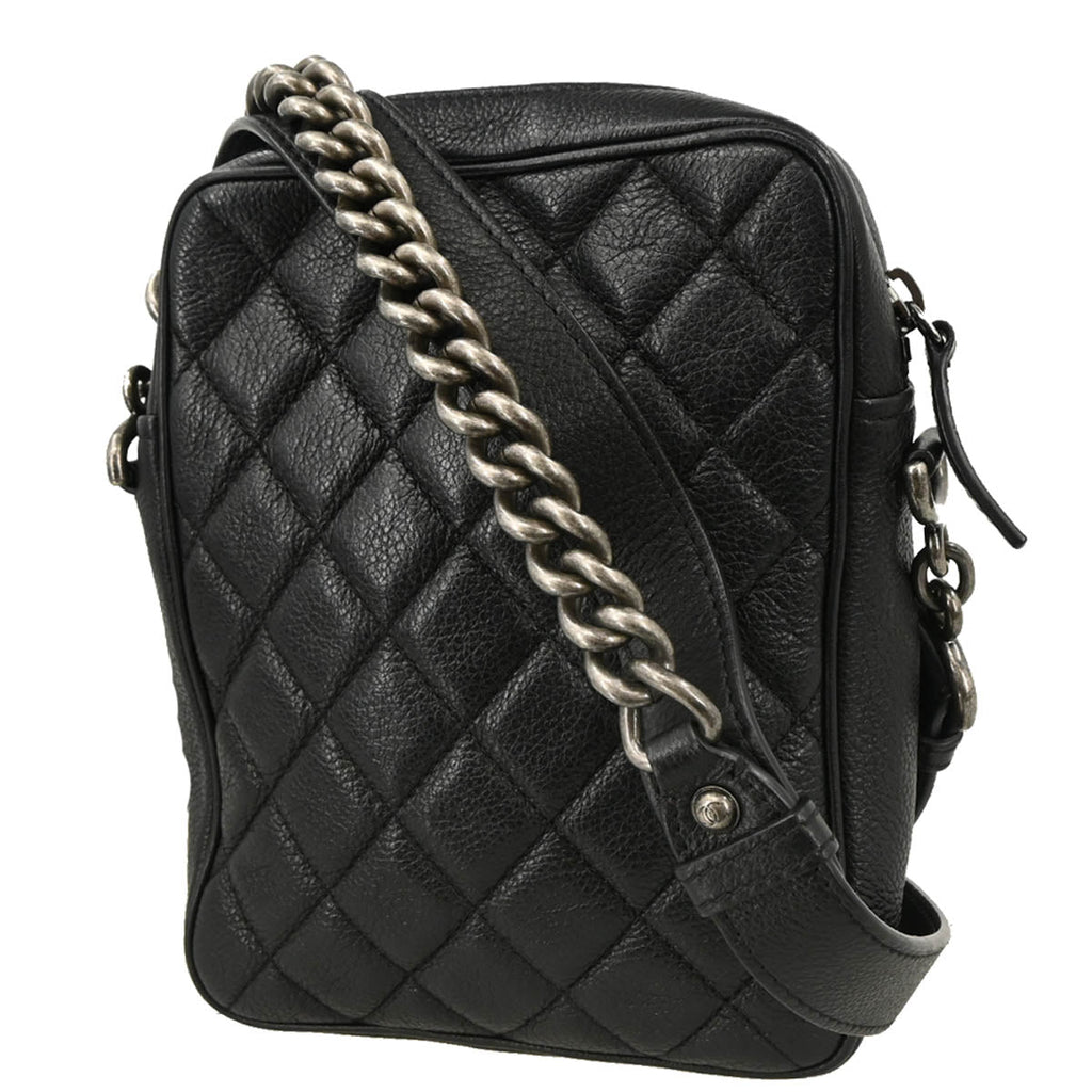 Chanel 2016-2017 Black Caviar Shoulder Bag
