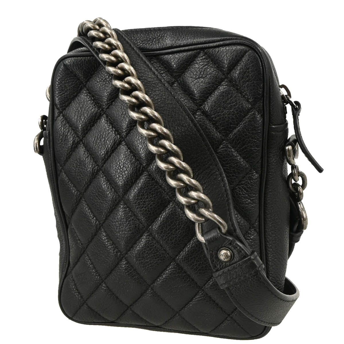 Chanel 2016-2017 Black Caviar Shoulder Bag