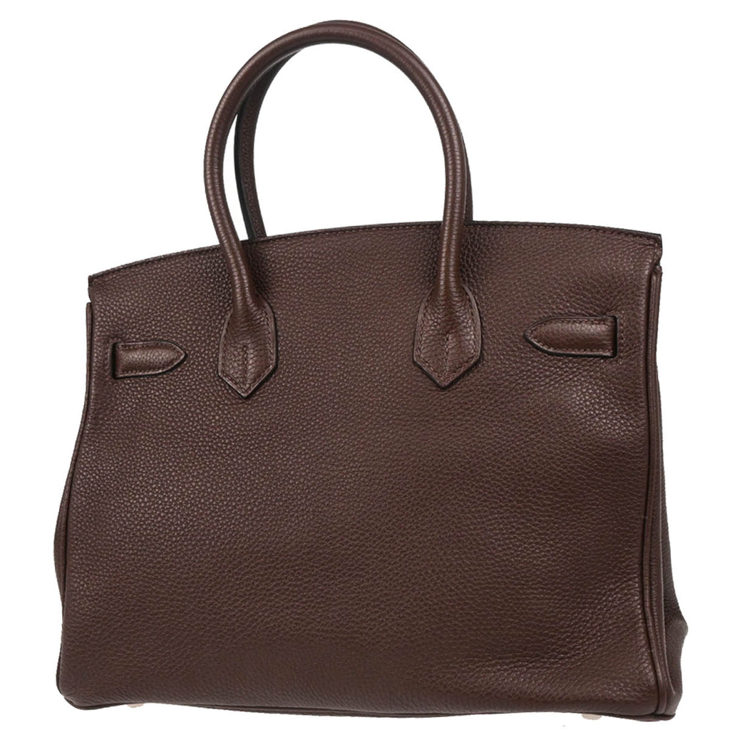 Hermes 2010 Chocolat Togo Birkin 30 Handbag