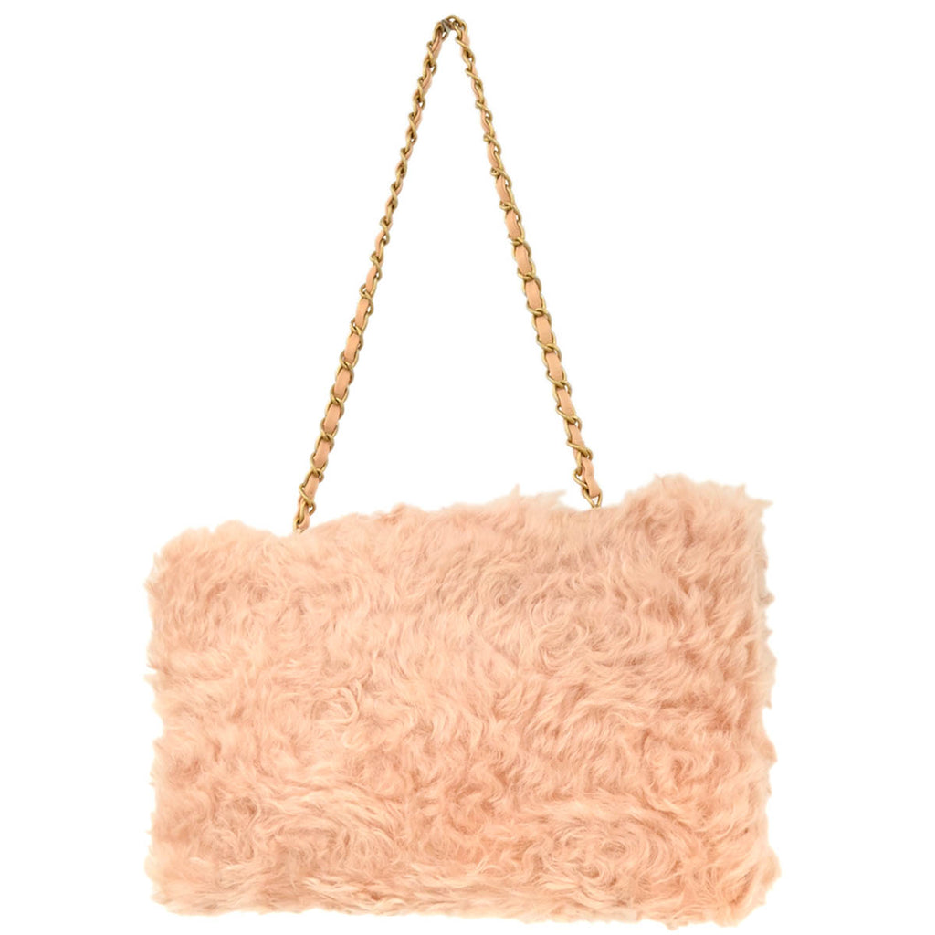 Chanel 2017-2018 Pink Fantasy Fur Handbag