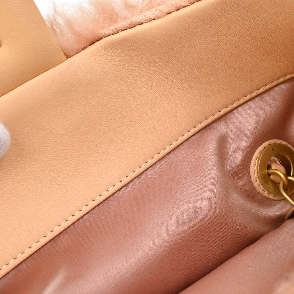 Chanel 2017-2018 Pink Fantasy Fur Handbag