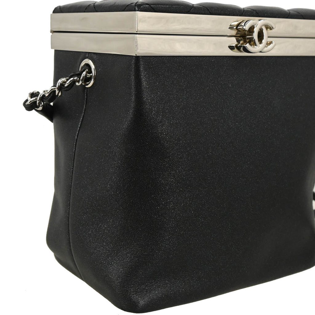 Chanel 2016-2017 Calfskin Lambskin Vanity Shoulder Bag