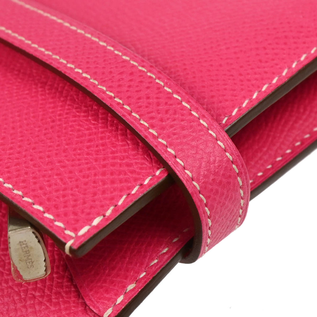 Hermes 2013 Pink Epsom Kelly Wallet Purse
