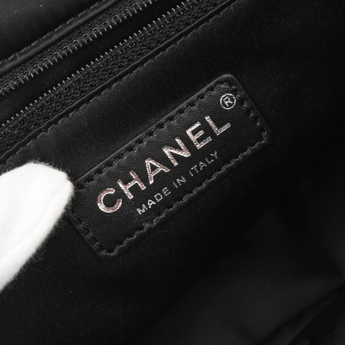 Chanel 2017-2018 Black Nylon Tweed Astronaut Essentials Shoulder Bag