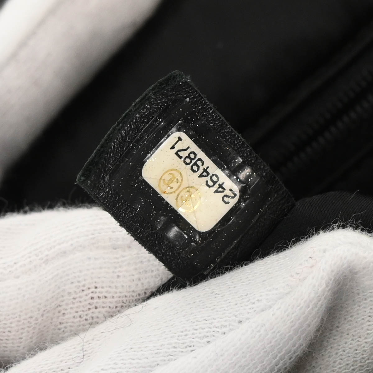 Chanel 2017-2018 Black Nylon Tweed Astronaut Essentials Shoulder Bag