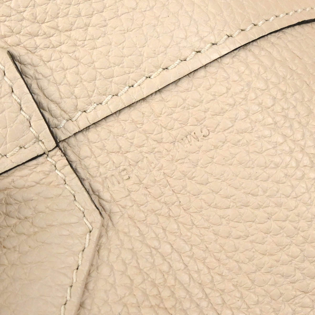 Hermes 2018 Etoupe Clemence Double Sens 36 Reversible Tote Handbag