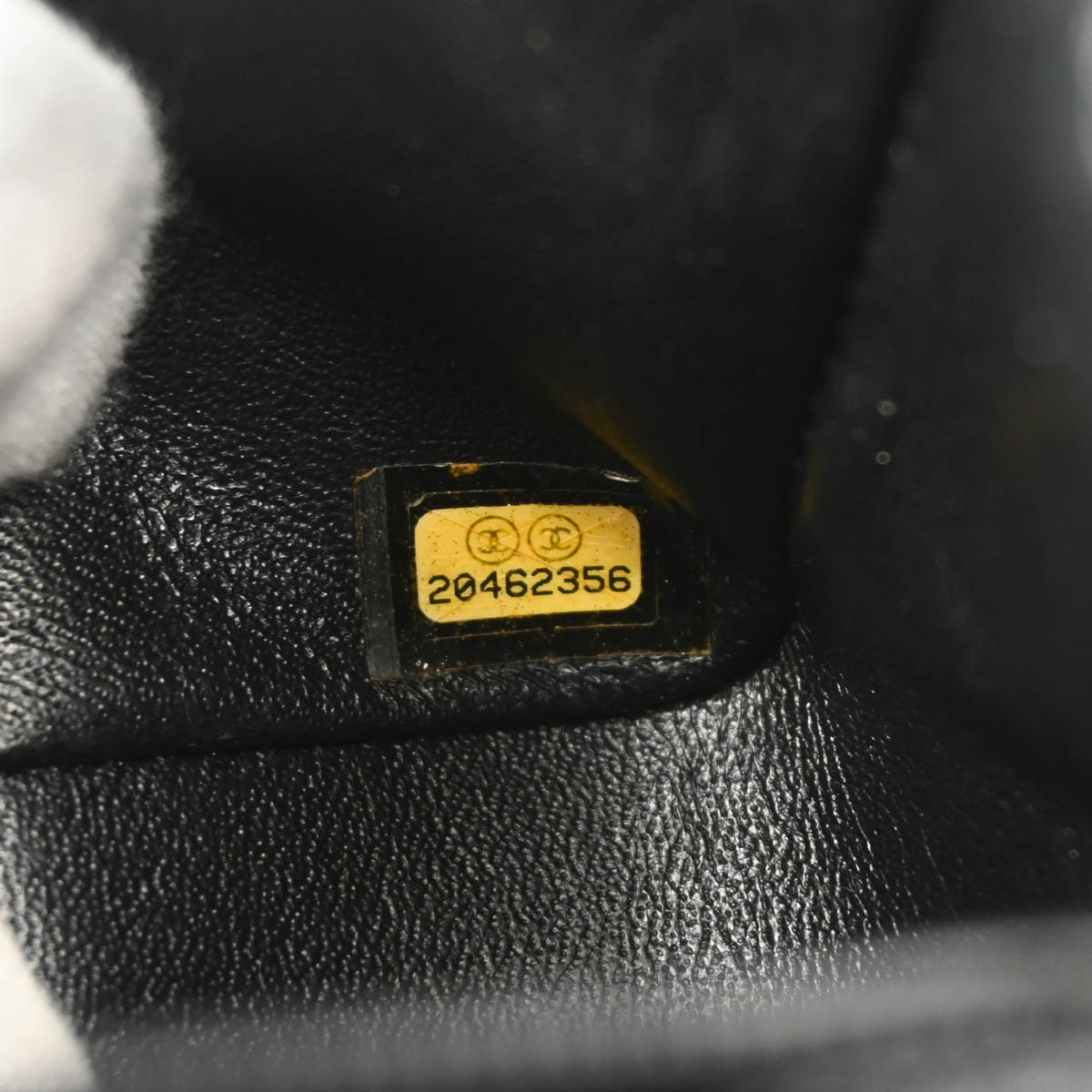 Chanel 2014-2015 Black Caviar Mini Classic Square Flap Shoulder Bag