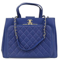 Chanel 2017-2018 Blue Caviar Business Affinity Shopping Tote Bag