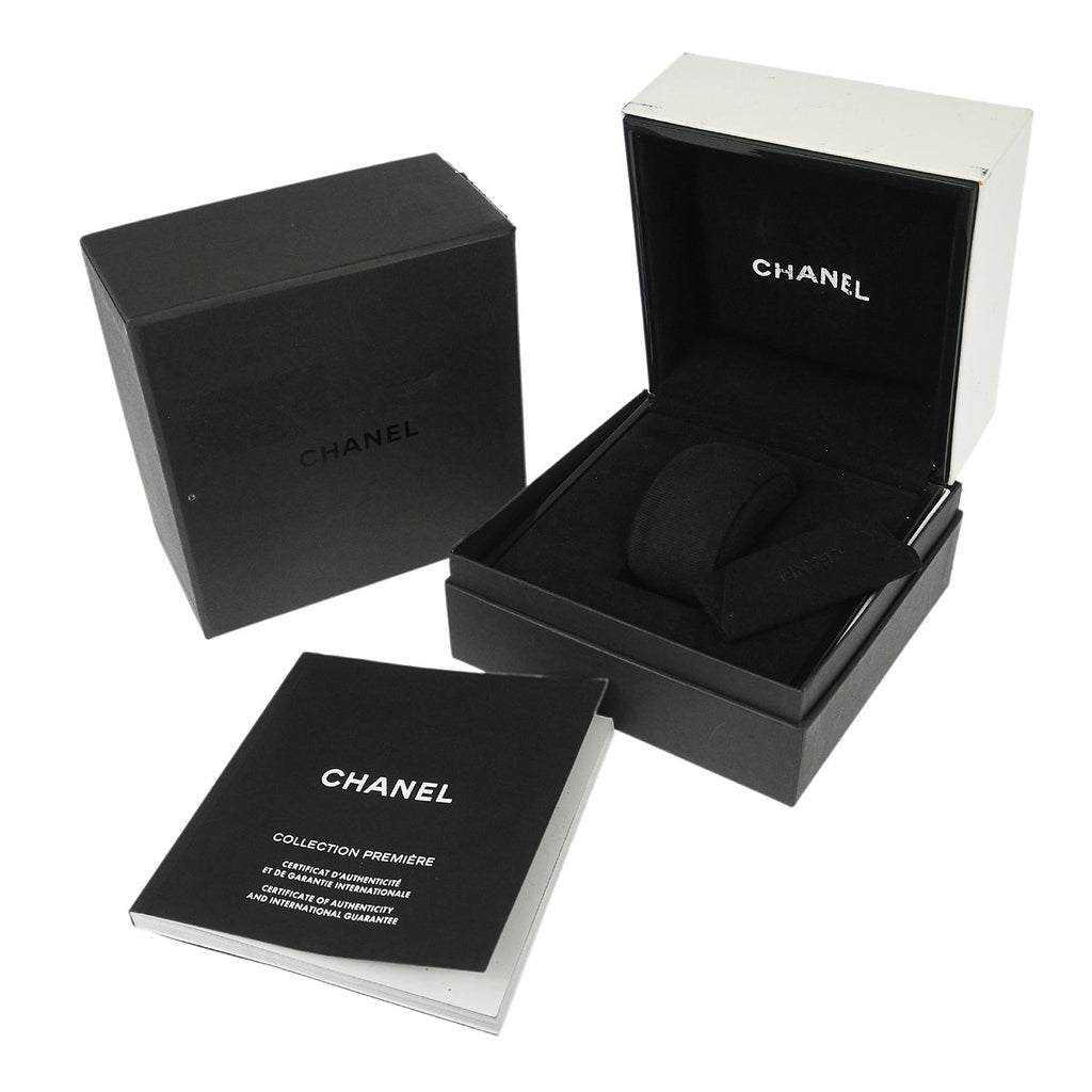 Chanel Premiere H2132 Quartz Watch Ceramic SS Diamond