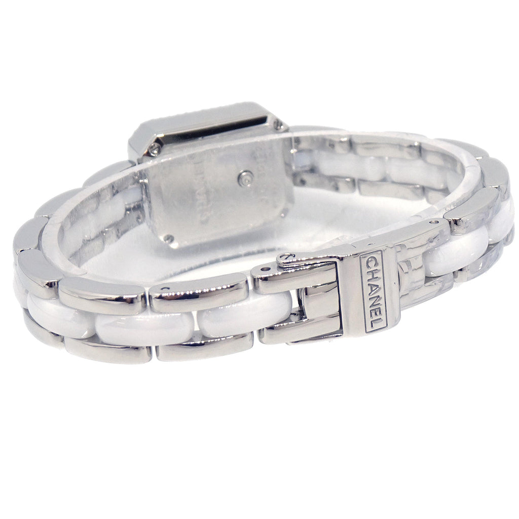 Chanel Premiere H2132 Quartz Watch Ceramic SS Diamond