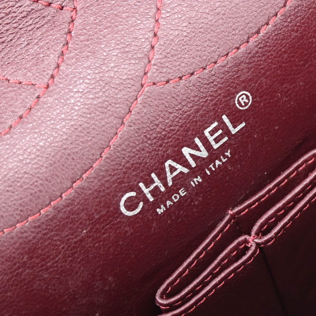 Chanel 2009-2010 Black Calfskin 2.55 Jumbo Classic Double Flap Shoulder Bag