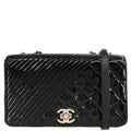 Chanel 2016-2017 Black Patent Leather Shoulder Bag