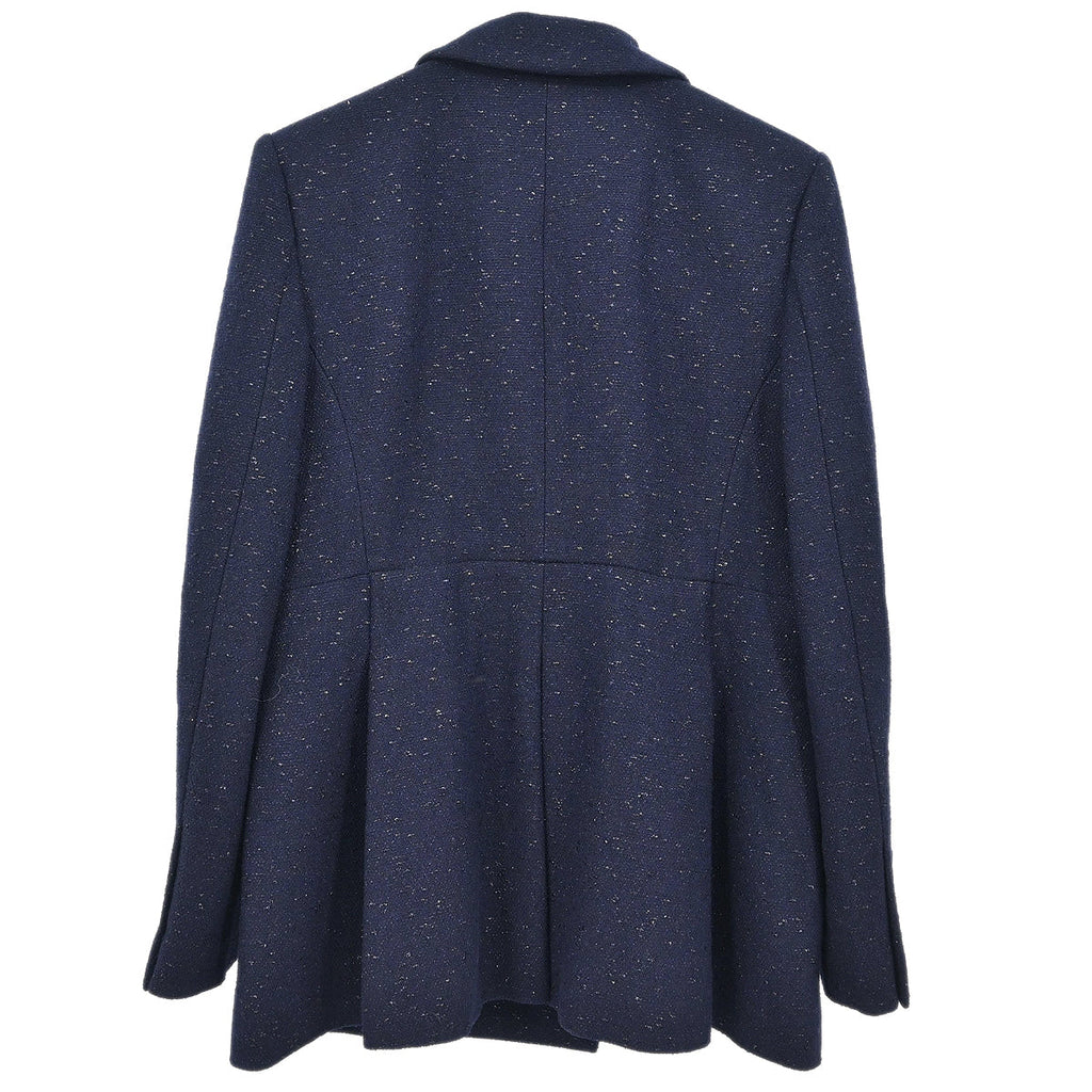 Chanel 2018 Double Breasted Jacket Navy #42
