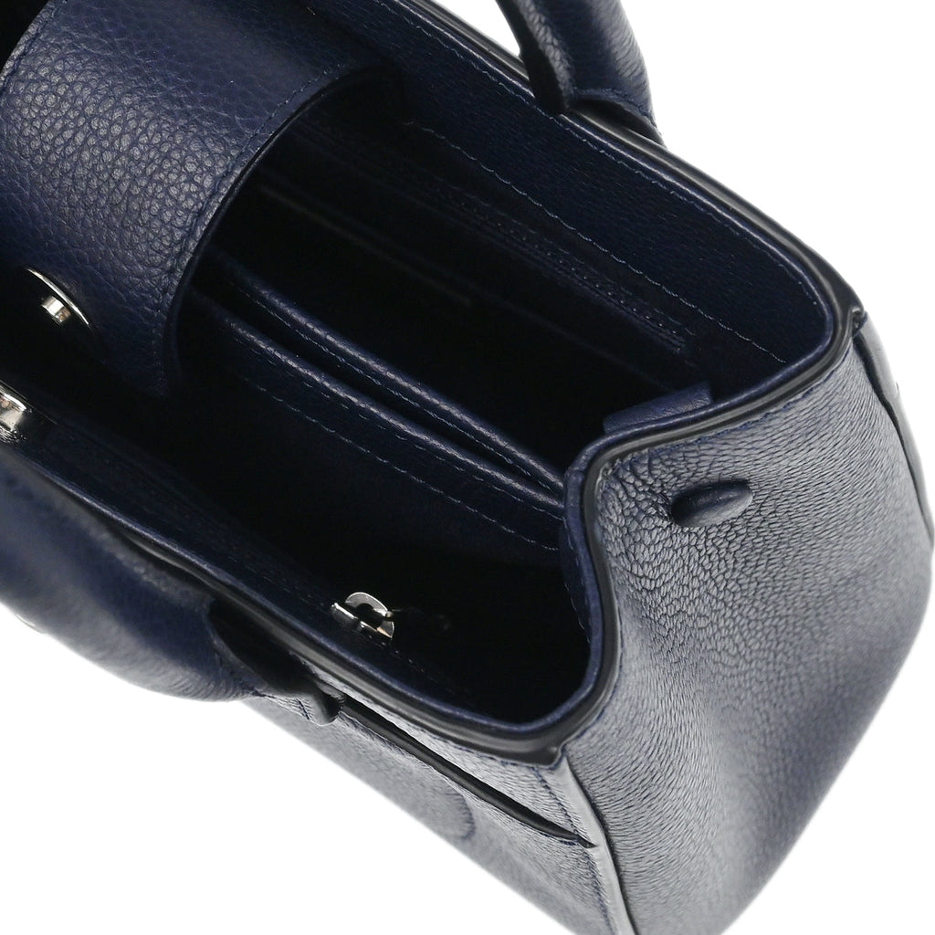 Chanel 2017 Navy Calfskin Neo Executive Tote 2way Shoulder Handbag
