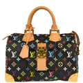 Louis Vuitton 2011 Black Monogram Multicolor Speedy 30 Handbag M92642