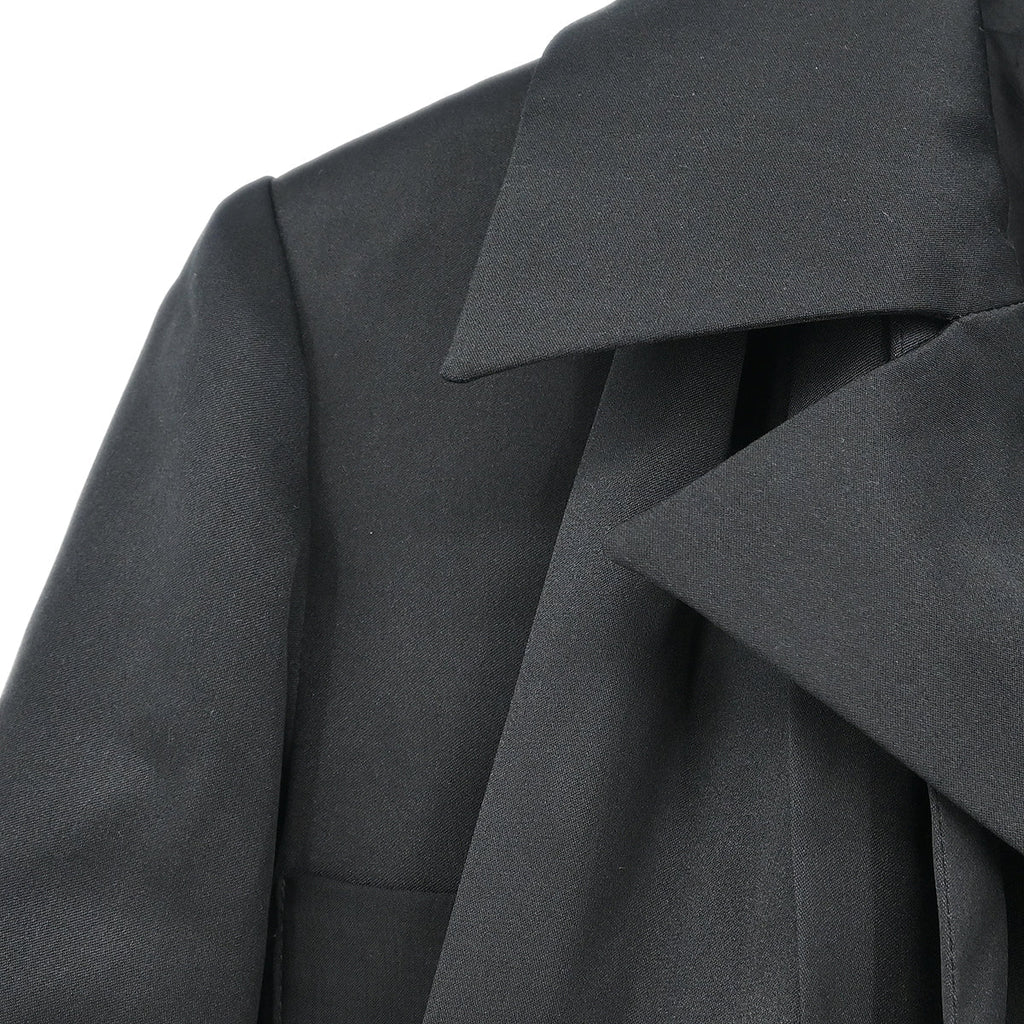 Chanel 2010 Double Breasted Jacket Black #34