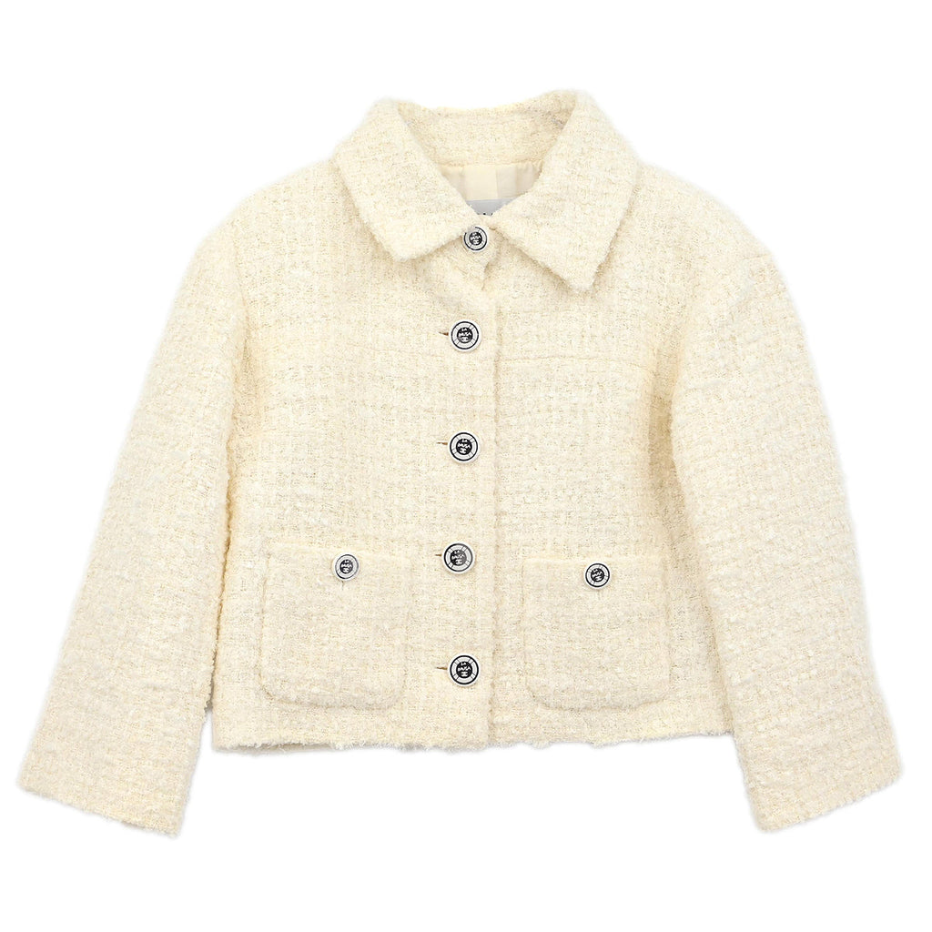 Chanel 2018 Single Breasted Jacket White #34
