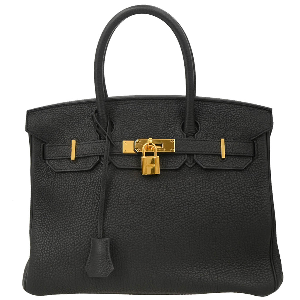 Hermes 2015 Black Togo Birkin 30 Handbag