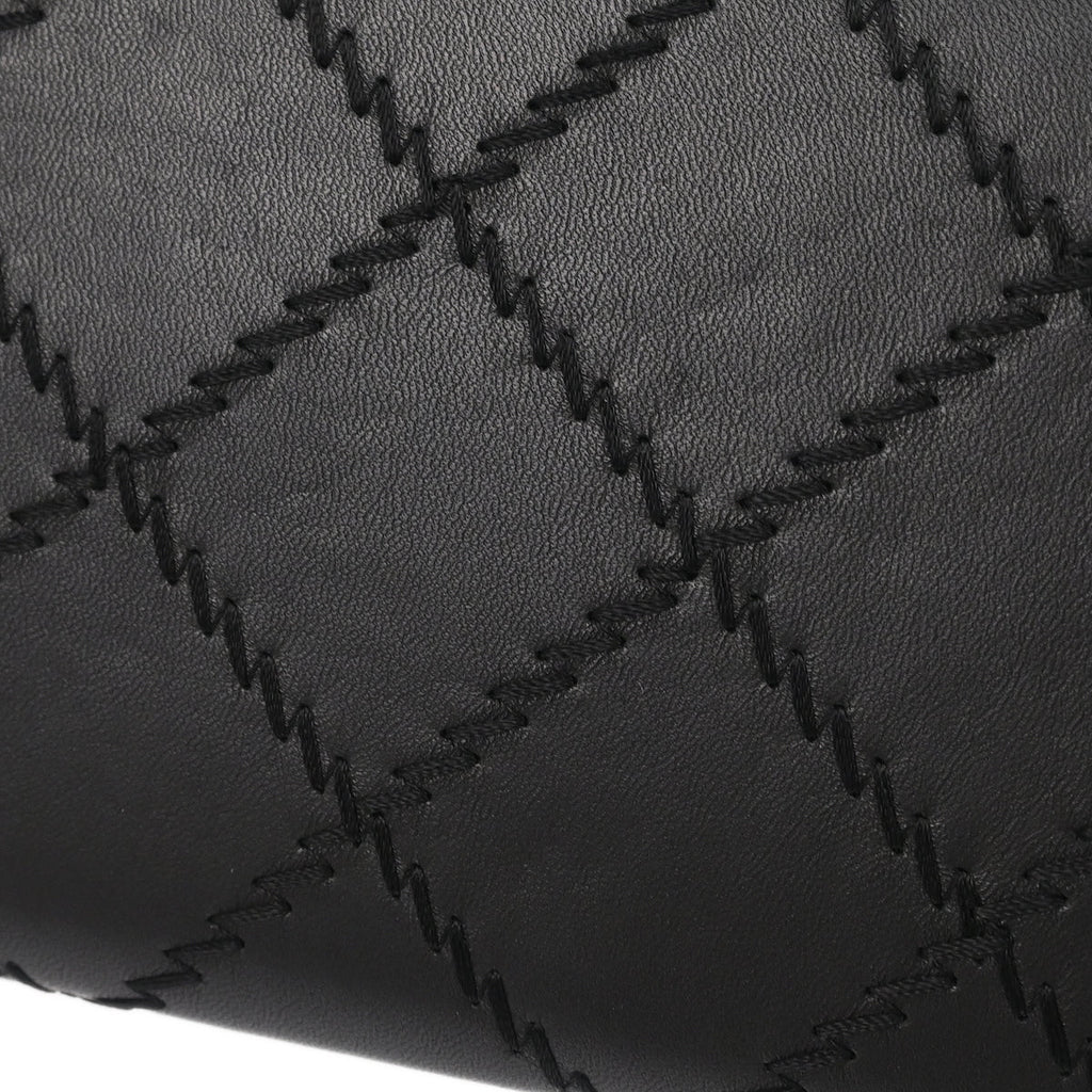 Chanel 2010-2011 Black Calfskin Ultra Stitch WOC Chain Shoulder Wallet Bag