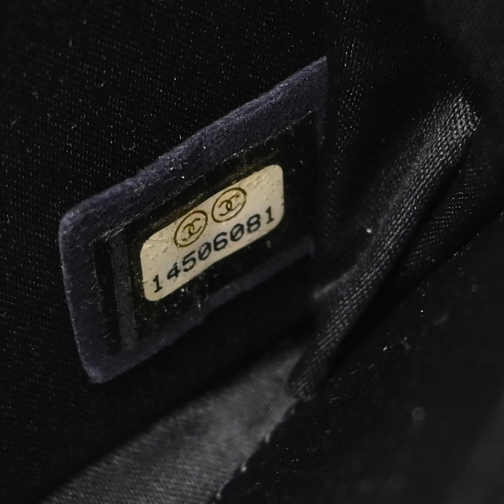 Chanel 2010-2011 Black Calfskin Ultra Stitch WOC Chain Shoulder Wallet Bag