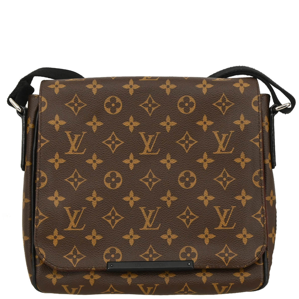 Louis Vuitton 2015 Monogram Macassar District PM Shoulder Bag M40935
