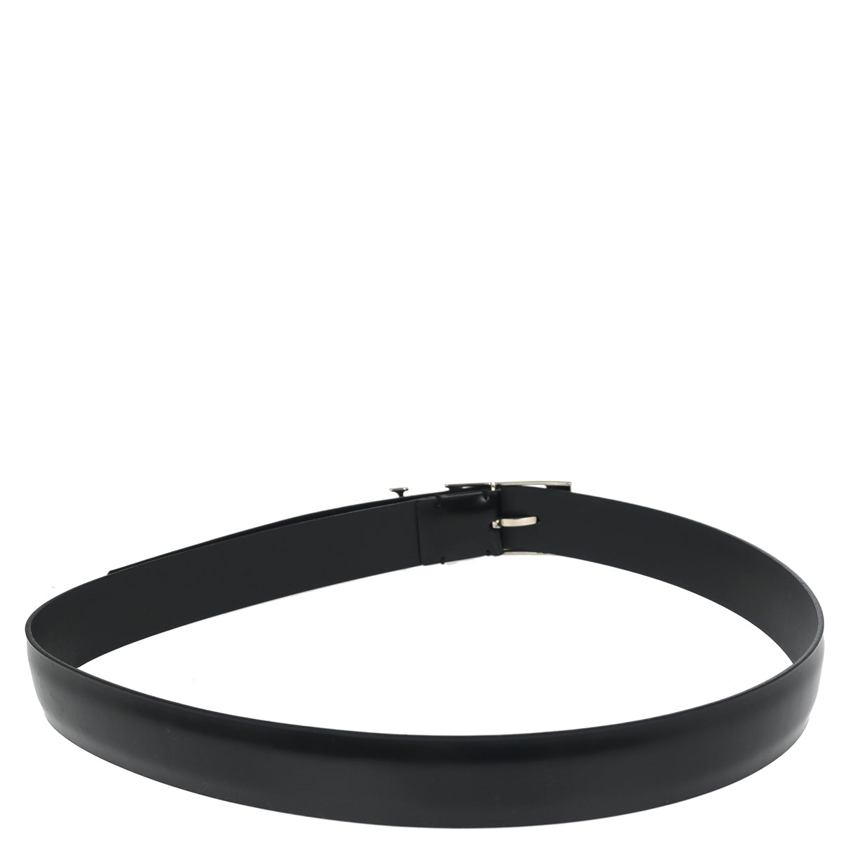 Louis Vuitton 2010 Black Leather Ceinture Belt M9840V #85/34 Small New