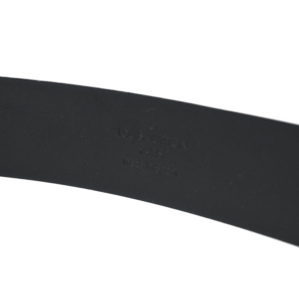 Louis Vuitton 2010 Black Leather Ceinture Belt M9840V #85/34 Small New
