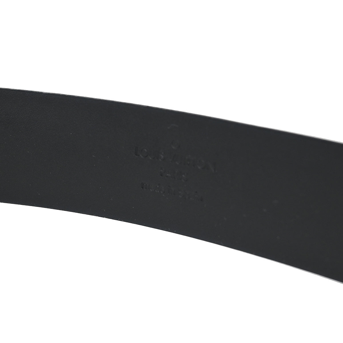 Louis Vuitton 2010 Black Leather Ceinture Belt M9840V #85/34 Small New