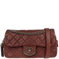 Chanel 2013-2014 Bordeaux Calfskin Coco Sporran Shoulder Bag