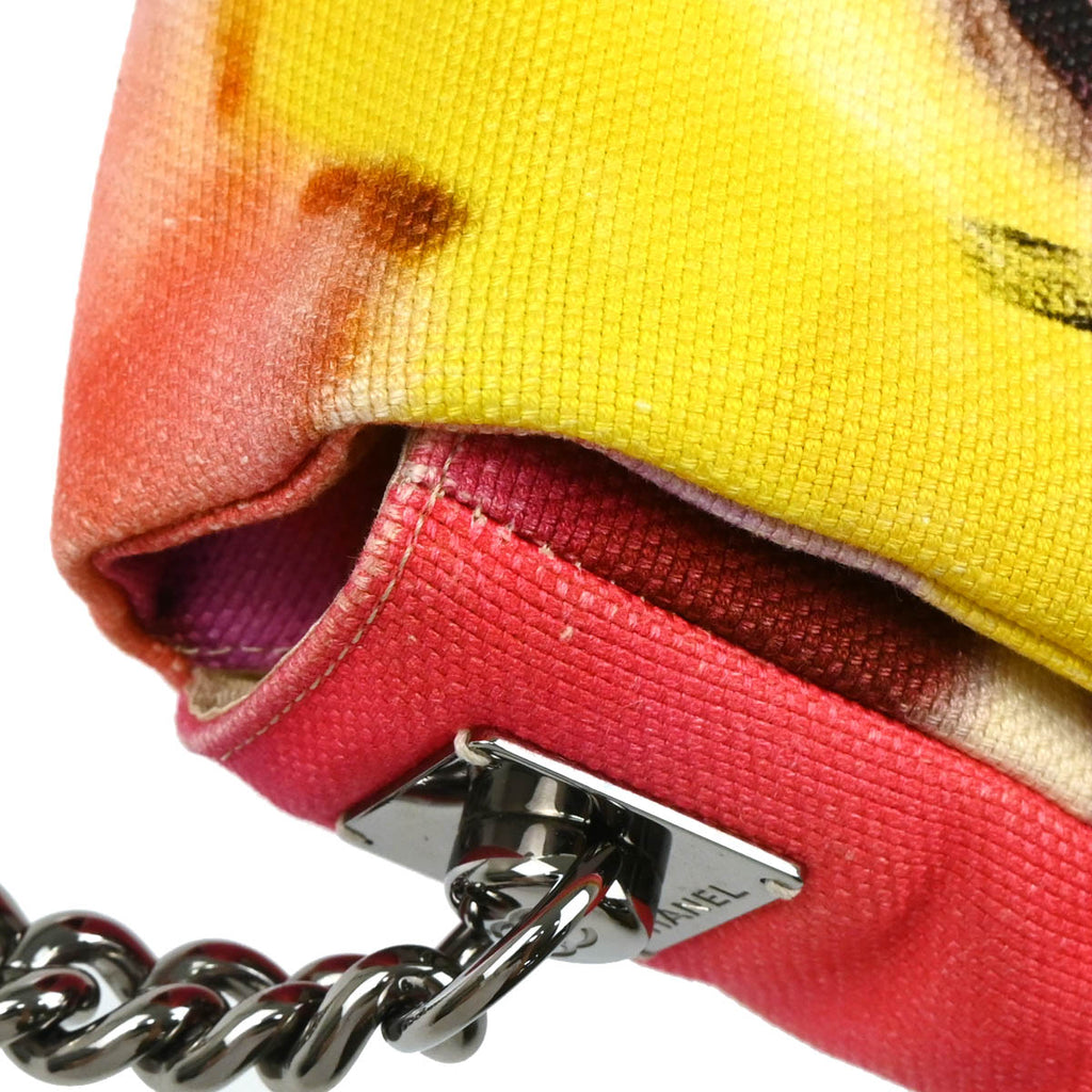 Chanel 2015-2016 Red Canvas Shoulder Bag