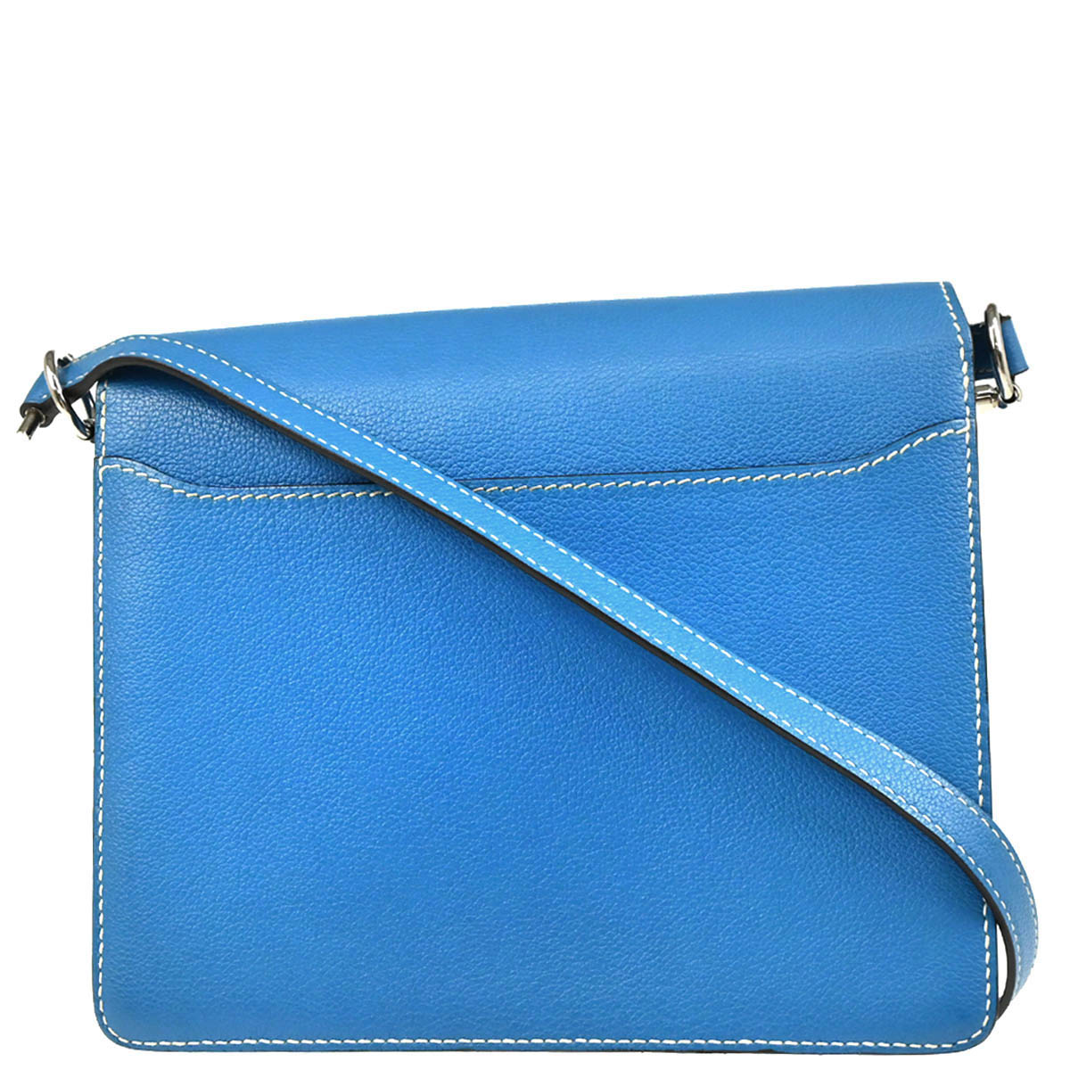 Hermes 2017 Blue Zanzibar Evercolor Roulis 23 Shoulder Bag