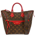 Louis Vuitton 2017 Red Monogram Tournelle PM 2way Tote Bag M44027