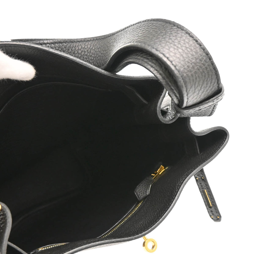 Hermes 2015 Black Togo So Kelly 22 Shoulder Bag