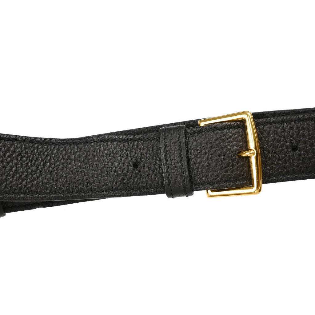 Hermes 2015 Black Togo So Kelly 22 Shoulder Bag