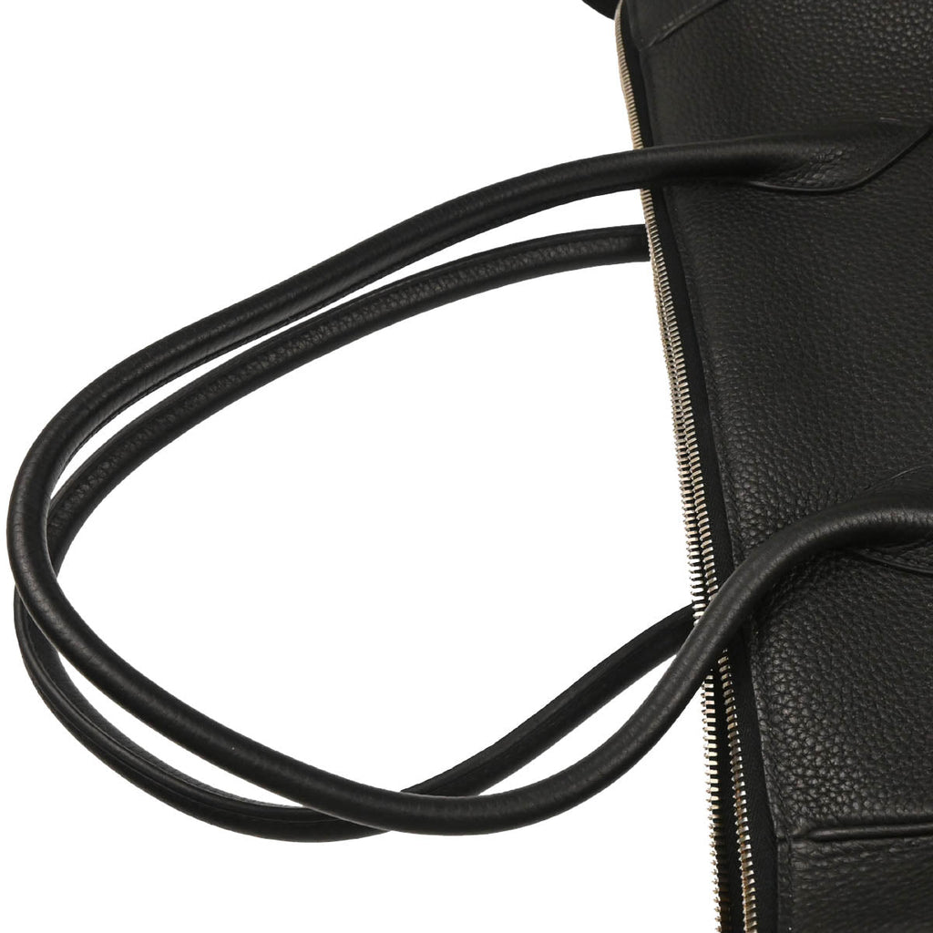 Hermes 2010 Black Taurillon Clemence Paris Bombay 40 Handbag
