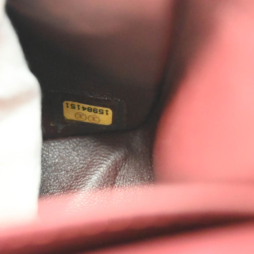 Chanel 2011 Black Lambskin Medium Classic Double Flap Shoulder Bag