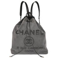 Chanel 2017-2018 Gray Deauville Bucket Backpack