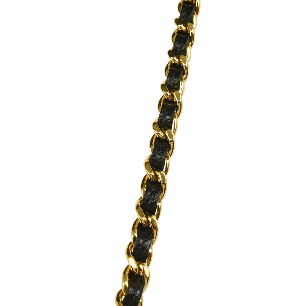 Chanel 2016-2017 Black Caviar Classic Chain On Wallet WOC
