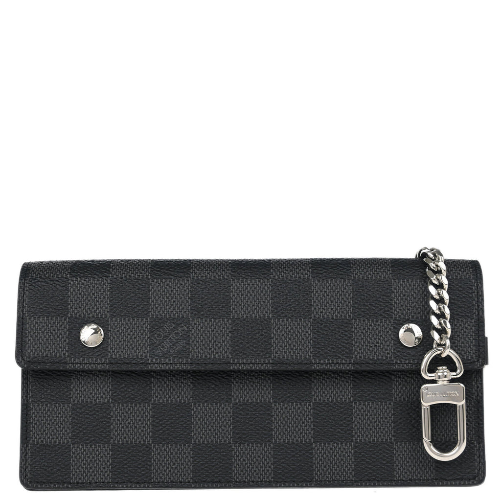 Louis Vuitton 2012 Damier Graphite Portefeuille Accordion Wallet N60023