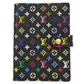 Louis Vuitton 2010 Monogram Multicolor Agenda PM Notebook Cover R21076 Small New