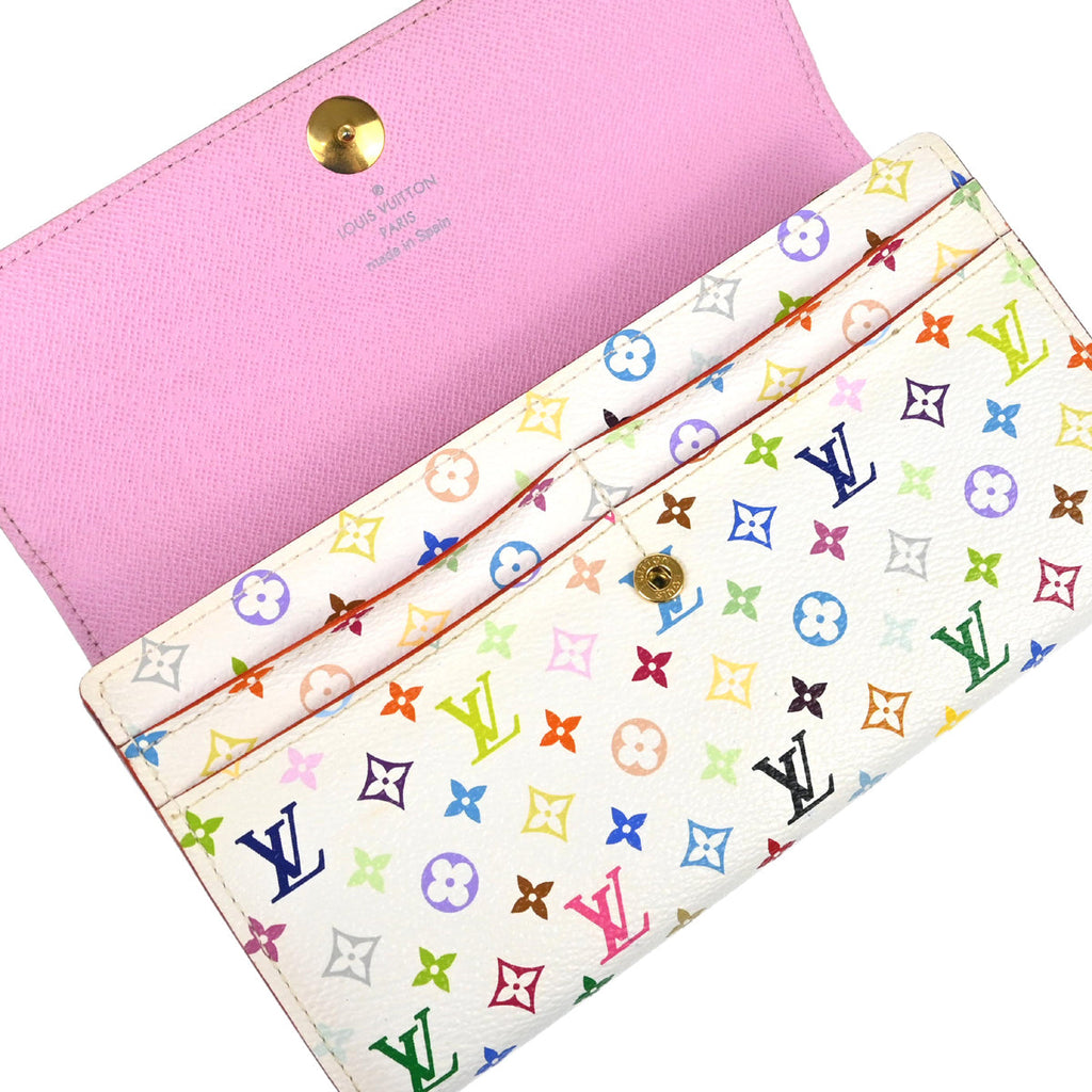 Louis Vuitton 2010 Multicolor Portefeuille Sarah Wallet M93744