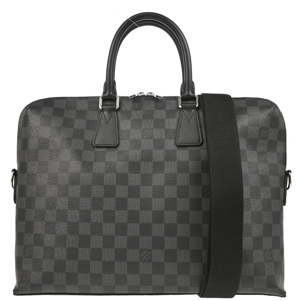 Louis Vuitton 2015 Damier Graphite Porte Documents Jour Handbag N48224