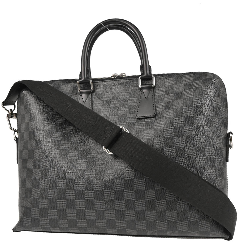 Louis Vuitton 2015 Damier Graphite Porte Documents Jour Handbag N48224