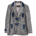 Chanel 2017 Single Breasted Jacket Gray #38
