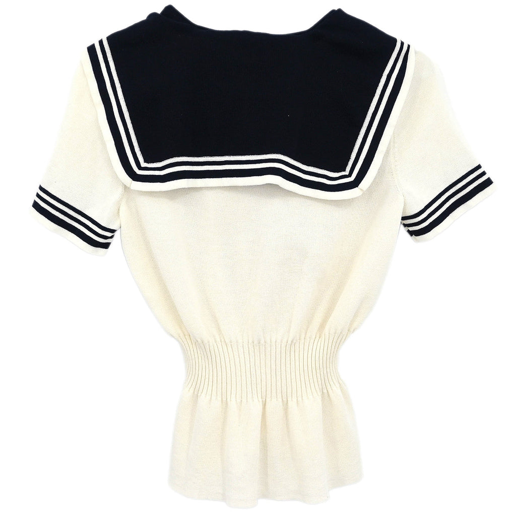 Chanel 2010 Short Sleeve Top White #40