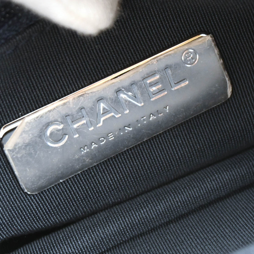 Chanel 2019 Navy Lambskin Camera Bag Mini