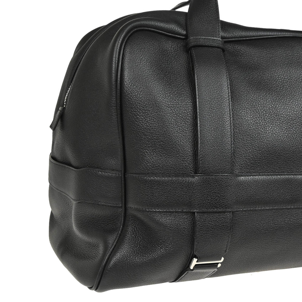 Hermes 2017 Black Taurillon Novillo 50 Arion Travel Handbag