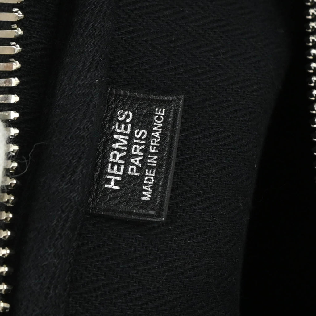 Hermes 2017 Black Taurillon Novillo 50 Arion Travel Handbag