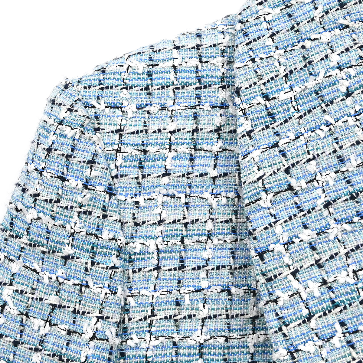 Chanel 2018-2019 Single Breasted Jacket Light Blue #36